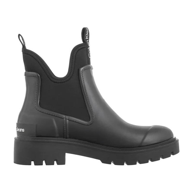 Calvin Klein Mid Rainboot Chelsea Black YW0YW01034 BDS (CK596-a) kingad