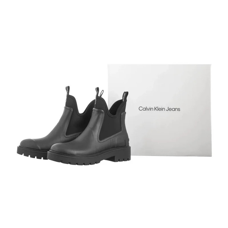 Calvin Klein Mid Rainboot Chelsea Black YW0YW01034 BDS (CK596-a) kingad