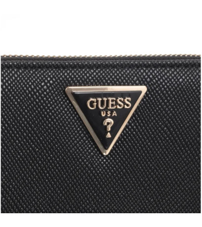 Guess Laurel Slg Medium Zip Around SWZG85 00140 Black (GU659-a) käekott