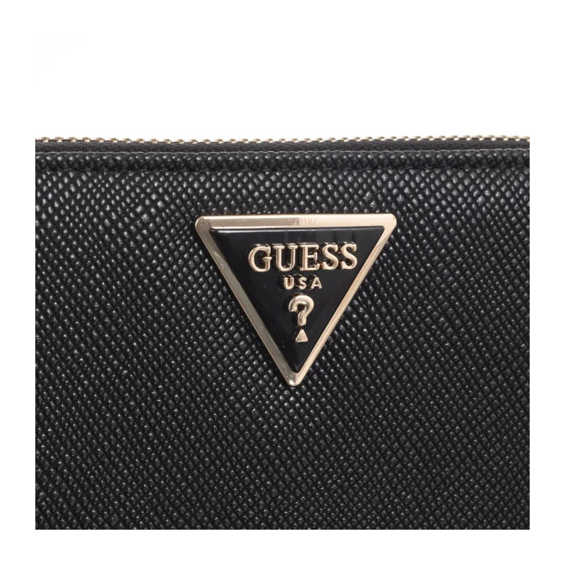 Guess Laurel Slg Medium Zip Around SWZG85 00140 Black (GU659-a) käekott