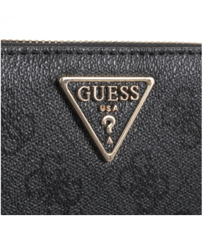 Guess Laurel Slg Medium Zip Around SWSG85 00140 Coal Logo (GU668-a) käekott