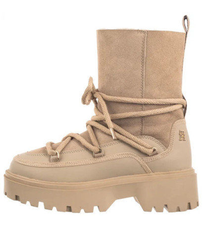 Tommy Hilfiger Real Shearling Lace-Up Snowboot Beige FW0FW08085 AEG (TH1210-a) saapad