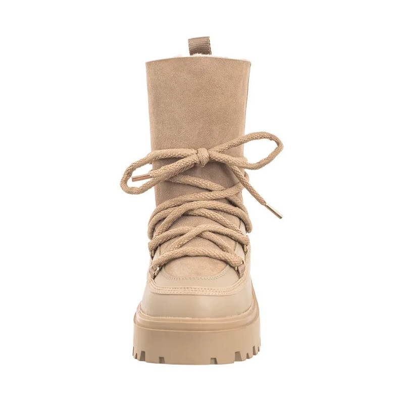 Tommy Hilfiger Real Shearling Lace-Up Snowboot Beige FW0FW08085 AEG (TH1210-a) saapad