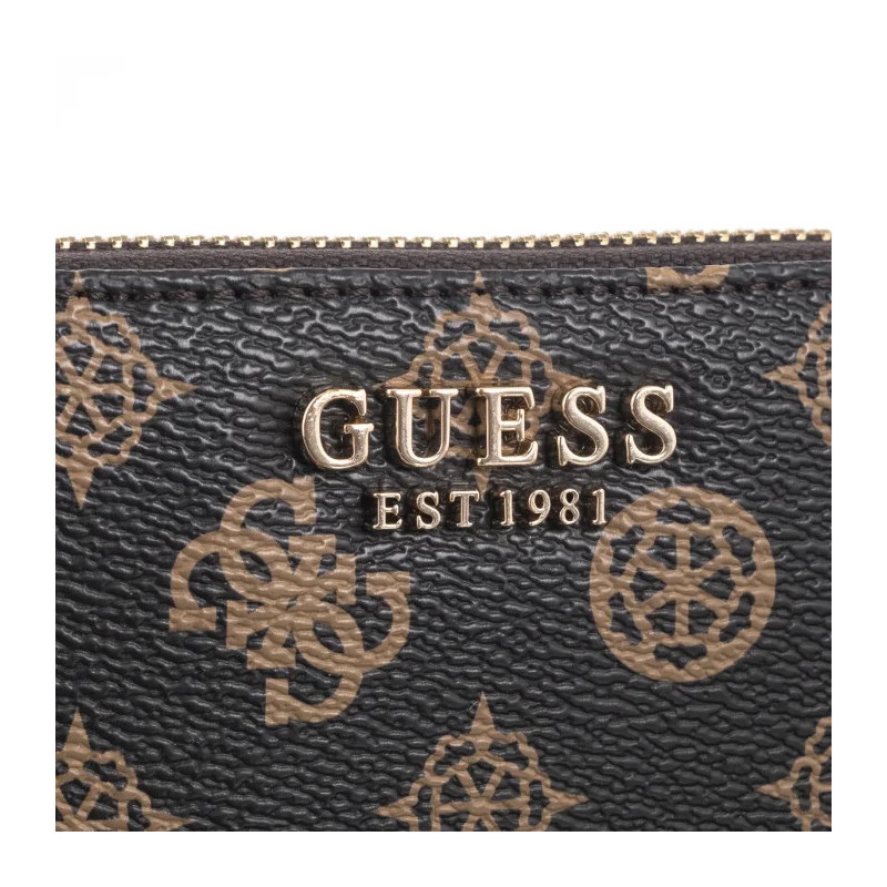 Guess Laurel Slg Small Zip Around SWPG85 00137 Mocha Logo (GU656-a) käekott