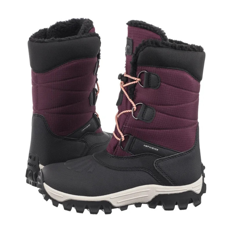 Geox J Himalaya G.B Abx A - Nyl+Dbk Bordeaux/Black J46FTA 0FU50 C0044 (GE199-a) saapad