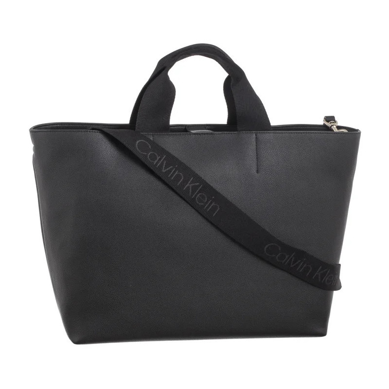 Calvin Klein Over Webbing Tote Pu Black K60K612710 BEH (CK586-a) käekott