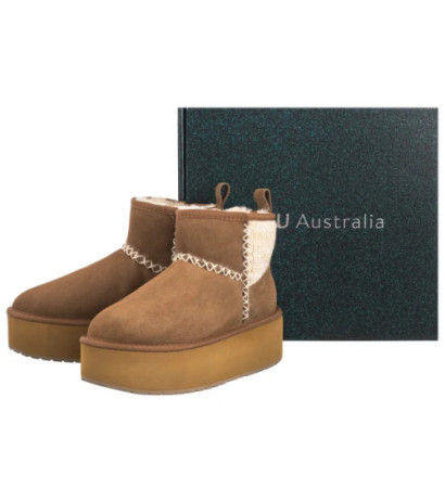 EMU Australia Stinger Knit Flatform Chestnut W13143 (EM515-a) kingad