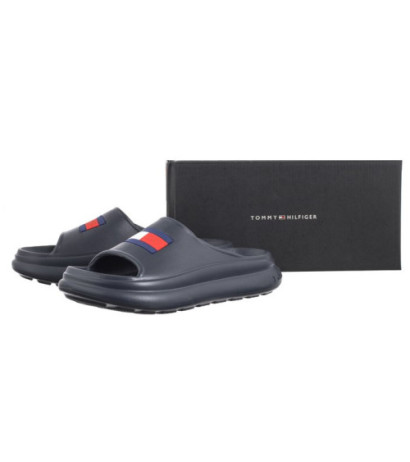 Tommy Hilfiger Foam Slide T3X0-33461-0083 800 Blue (TH1086-a) Naiste kingad/klappide klapid