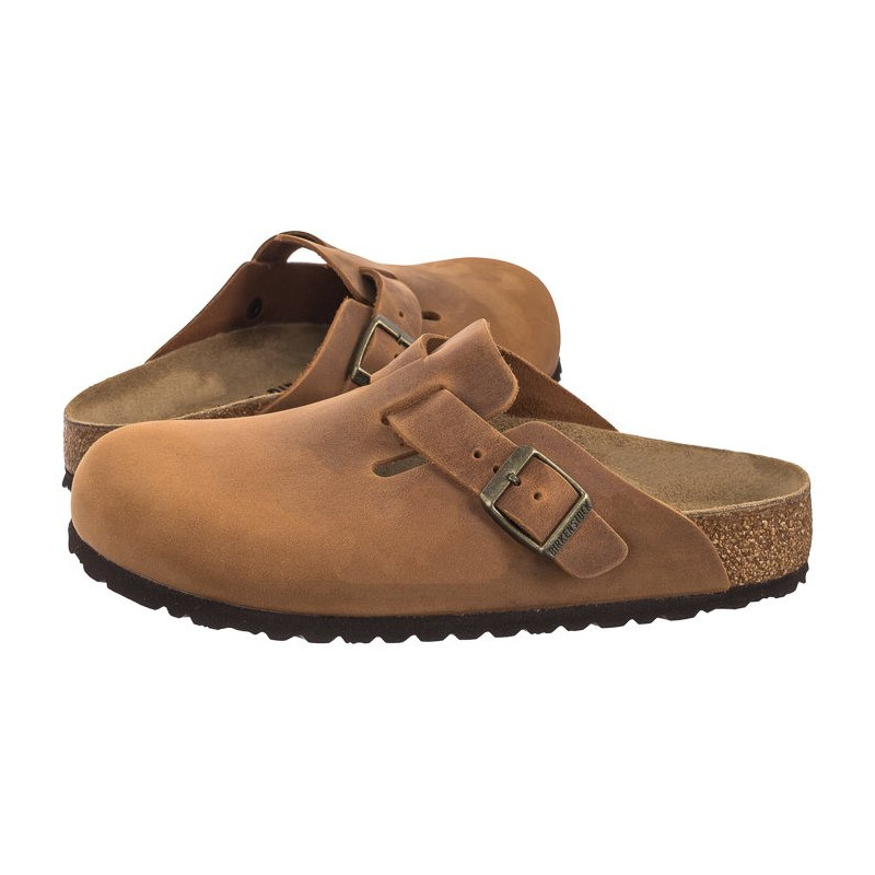 Birkenstock Boston BS Cognac 1028310 (BK207-c) Naiste kingad/klappide klapid