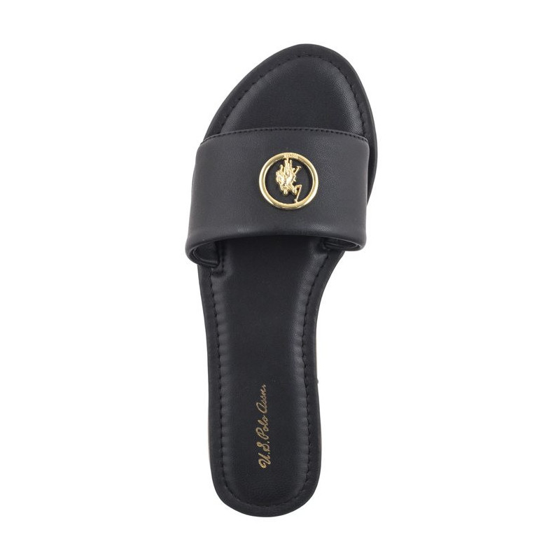 U.S. Polo Assn. Linda004 Lth-Blk Linda004W/4L1 (US190-a) Naiste kingad/klappide klapid