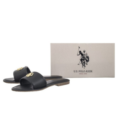 U.S. Polo Assn. Linda004 Lth-Blk Linda004W/4L1 (US190-a) Naiste kingad/klappide klapid