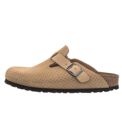 Birkenstock Boston BS Emboss Dots New Beige 1027014 (BK256-a) Naiste kingad/klappide klapid