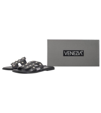 Venezia Czarne MRZ00092 Black (VE778-a) Naiste kingad/klappide klapid