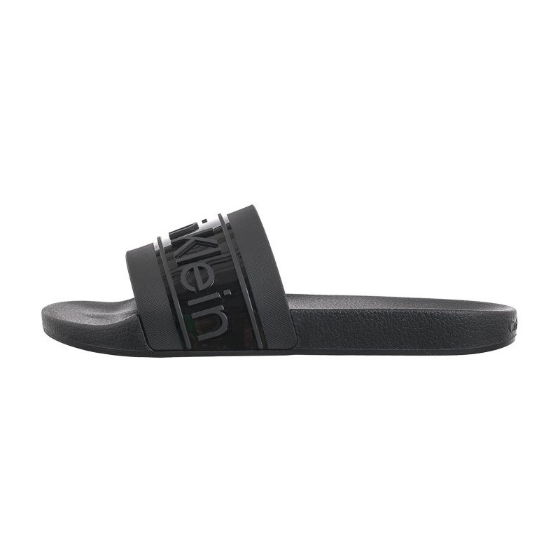 Calvin Klein Slide Tpu Saffiano Black HW0HW02107 BEH (CK508-a) Naiste kingad/klappide klapid