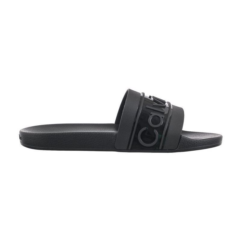 Calvin Klein Slide Tpu Saffiano Black HW0HW02107 BEH (CK508-a) Naiste kingad/klappide klapid