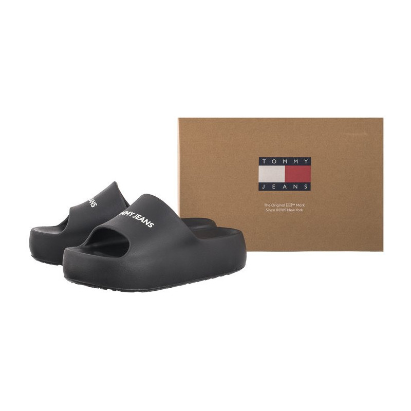 Tommy Hilfiger TJW Chunky Flatform Slide Black EN0EN02586 BDS (TH1118-a) Naiste kingad/klappide klapid