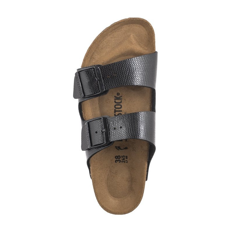 Birkenstock Arizona BS Shiny Lizard Black 1027835 (BK269-a) Naiste kingad/klappide klapid