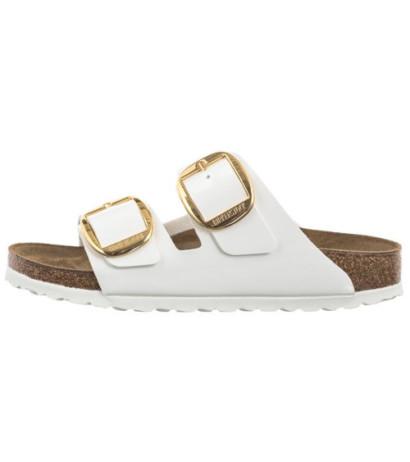 Birkenstock Arizona Big Buckle Patent White 1019818 (BK270-a) Naiste kingad/klappide klapid