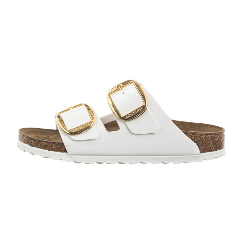 Birkenstock Arizona Big Buckle Patent White 1019818 (BK270-a) Naiste kingad/klappide klapid