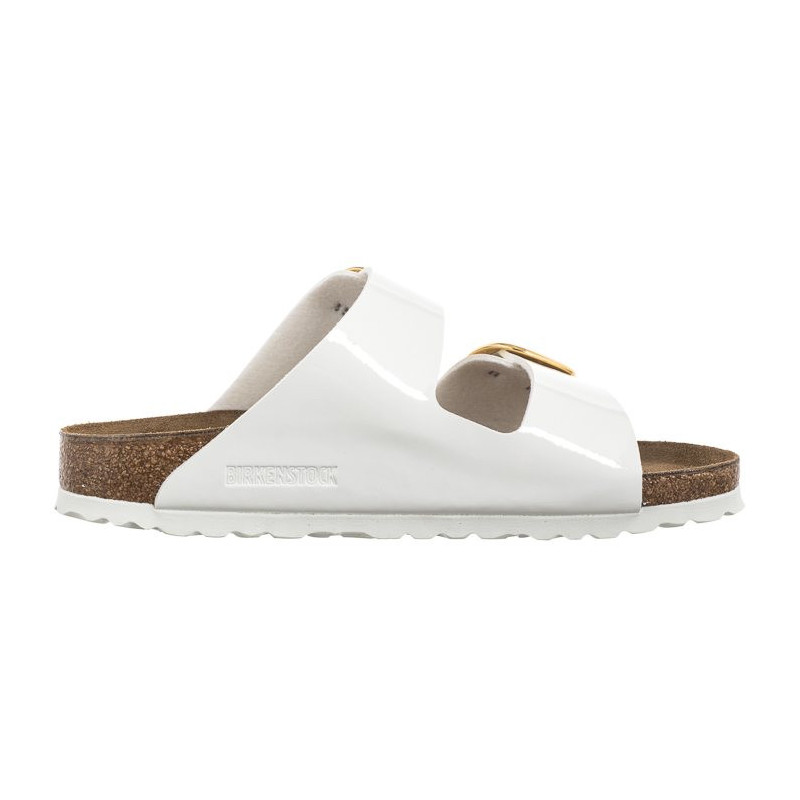 Birkenstock Arizona Big Buckle Patent White 1019818 (BK270-a) Naiste kingad/klappide klapid