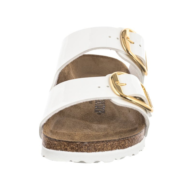 Birkenstock Arizona Big Buckle Patent White 1019818 (BK270-a) Naiste kingad/klappide klapid