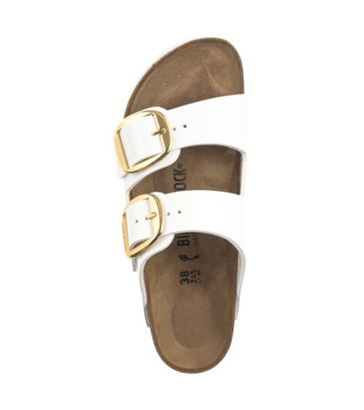 Birkenstock Arizona Big Buckle Patent White 1019818 (BK270-a) Naiste kingad/klappide klapid