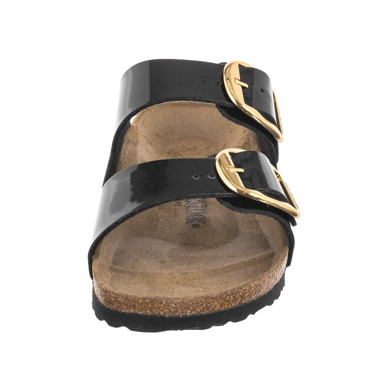 Birkenstock Arizona Big Buckle Patent Black/Gold 1027918 (BK270-b) Naiste kingad/klappide klapid