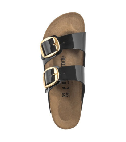 Birkenstock Arizona Big Buckle Patent Black/Gold 1027918 (BK270-b) Naiste kingad/klappide klapid