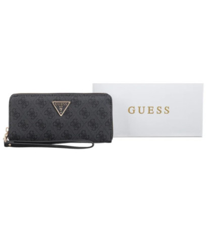 Guess Laurel Slg Large Zip Around SWSG85 00146 Coal Logo (GU682-a) käekott