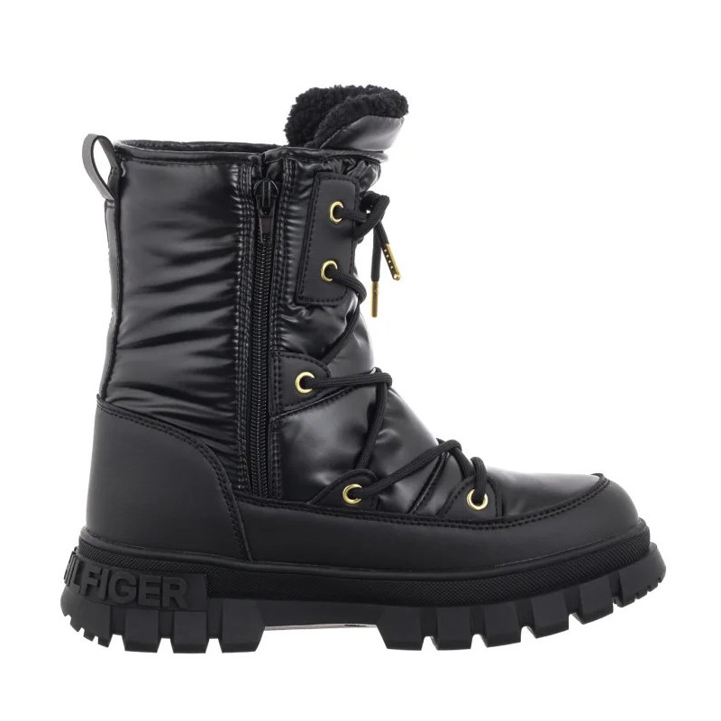 Tommy Hilfiger Fur Boot Black T3A5-33610-1695999 (TH1217-a) saapad