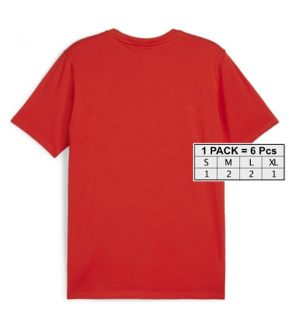 Puma T-shirts 658615 Red