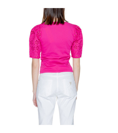 Morgan De Toi T-shirts 231-DPALM Fuchsia