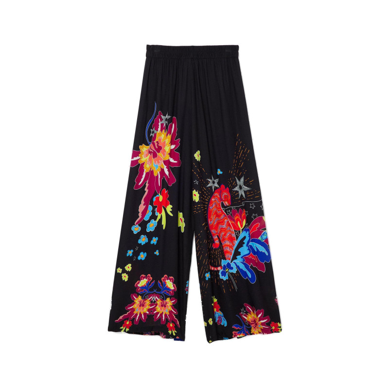 Desigual Trousers 24SWMW05 Black