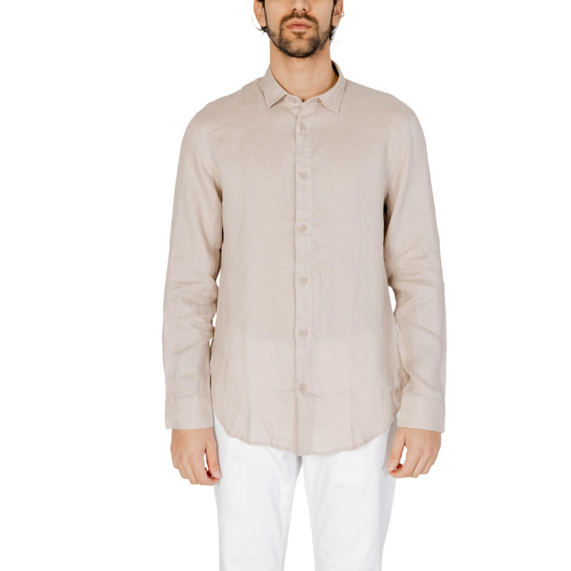 Armani Exchange Shirts 8NZC50 ZNCFZ Beige