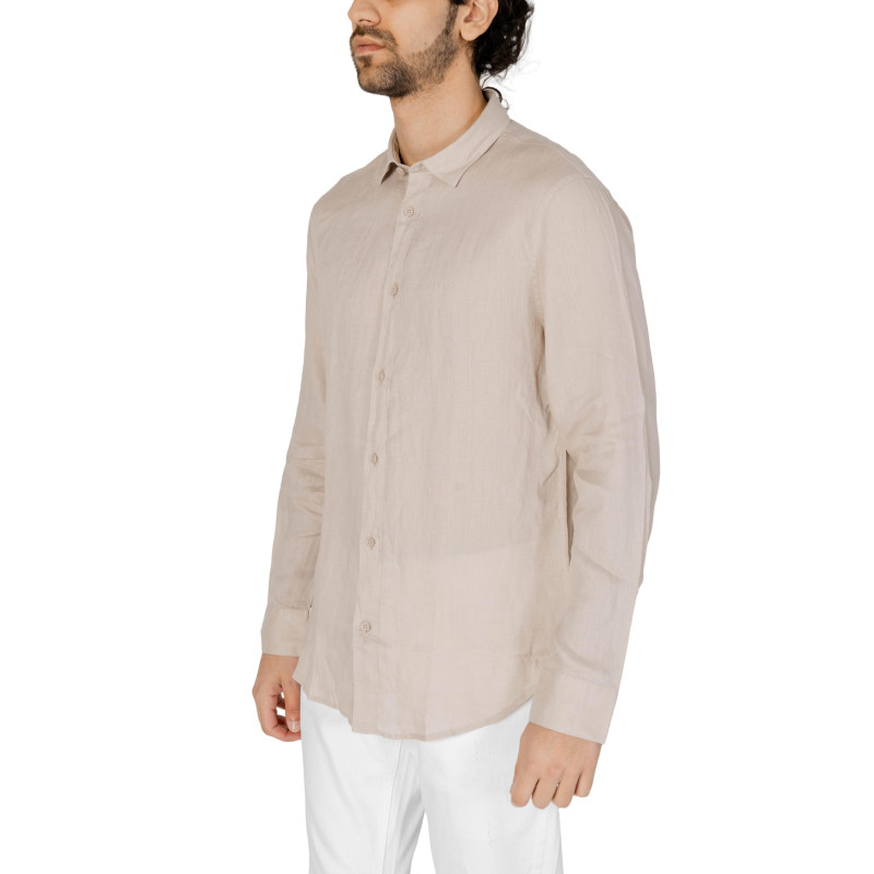 Armani Exchange Shirts 8NZC50 ZNCFZ Beige