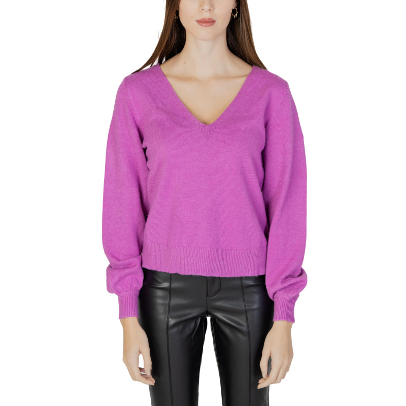 Vila Clothes Knitwear 14084174 Purple