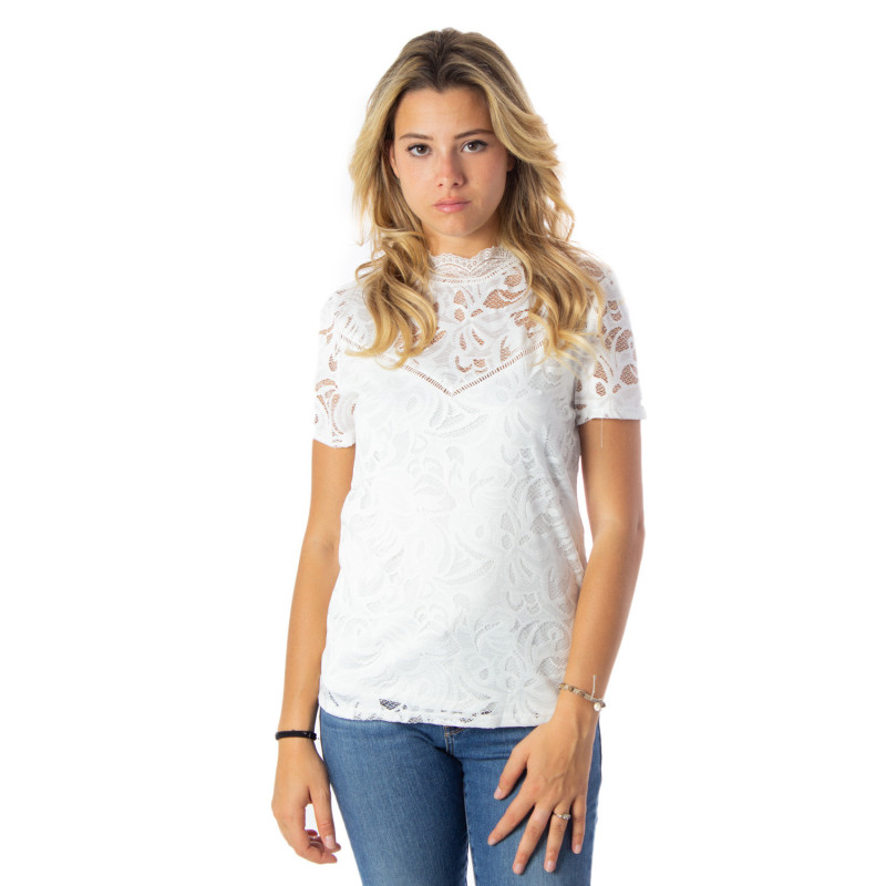 Vila Clothes T-shirts 14049852 White