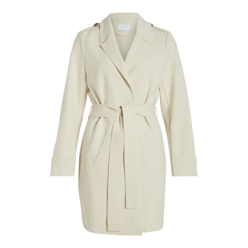 Vila Clothes Coat 14086386 Beige