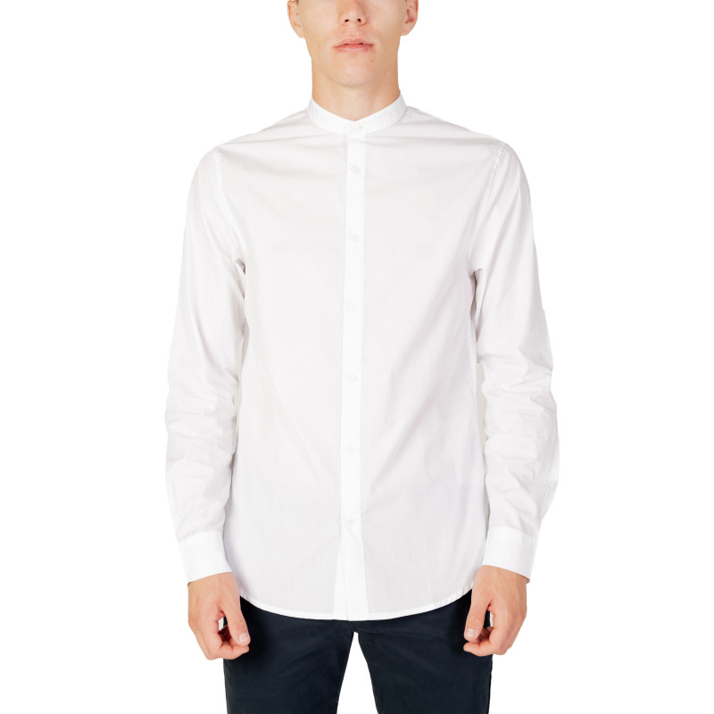 Armani Exchange Shirts 6RZC43 ZNXLZ White