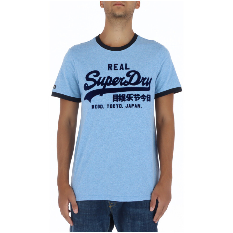 Superdry T-shirts M1011750A Light Blue