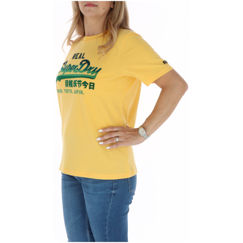 Superdry T-shirts W1011462A Yellow