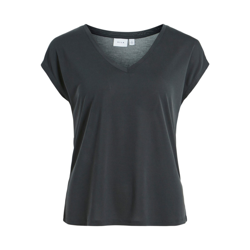 Vila Clothes T-shirts 14074847 Black