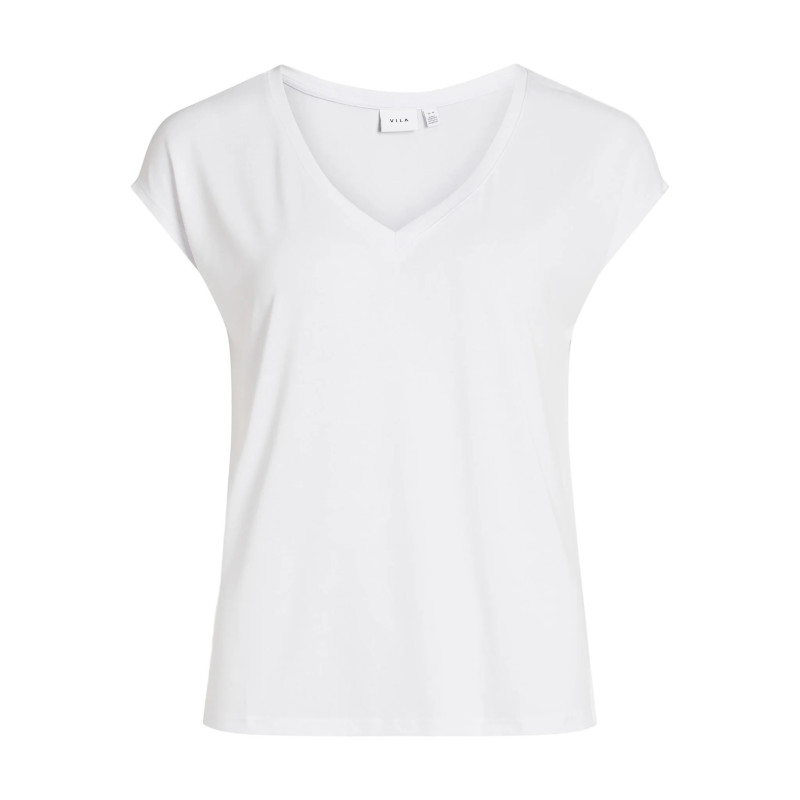 Vila Clothes T-shirts 14074847 White