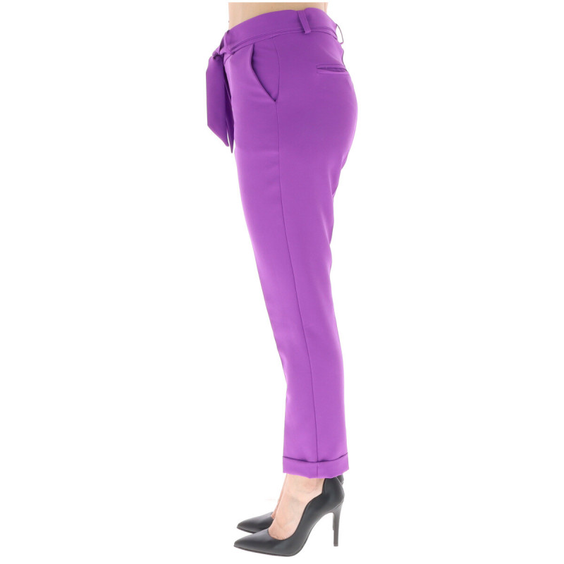 Sol Wears Women Trousers MD609 Purple