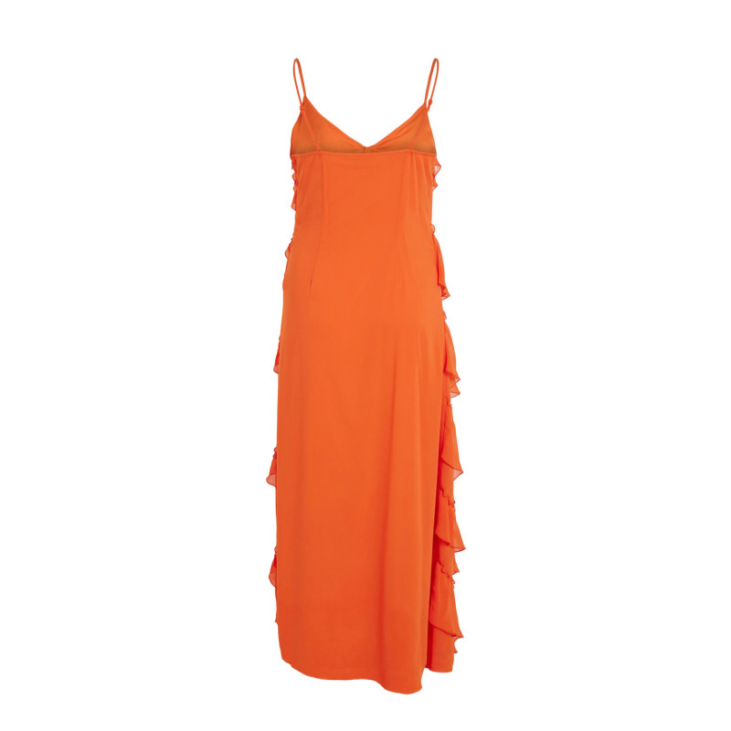 Vila Clothes Dress 14085368 Orange