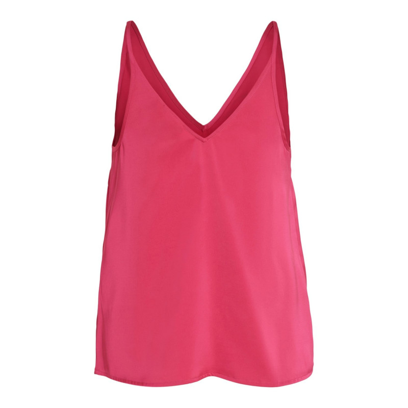 Vila Clothes Tank Top 14083347 Fuchsia