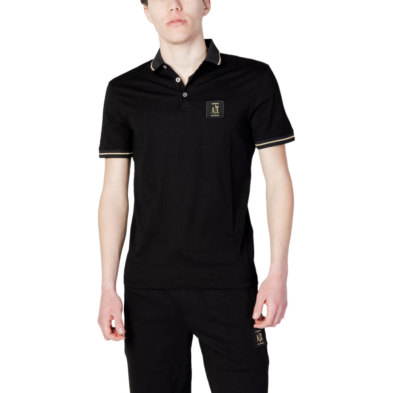 Armani Exchange Polo T-shirts 8NZFPQ ZJH4Z Black