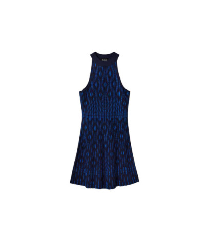 Desigual Dress 23SWVF10 Blue