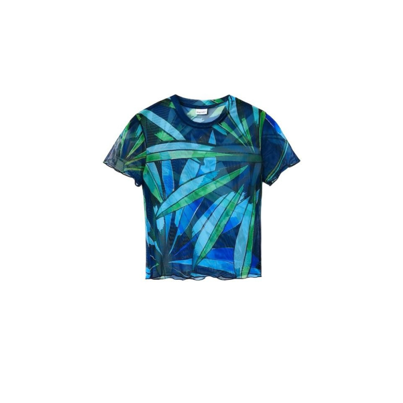 Desigual T-shirts 23SWMK19 Blue