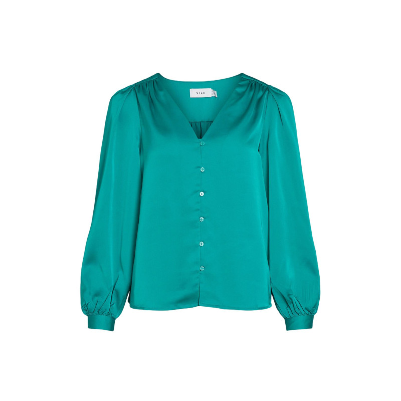 Vila Clothes Blouse 14074530 Green